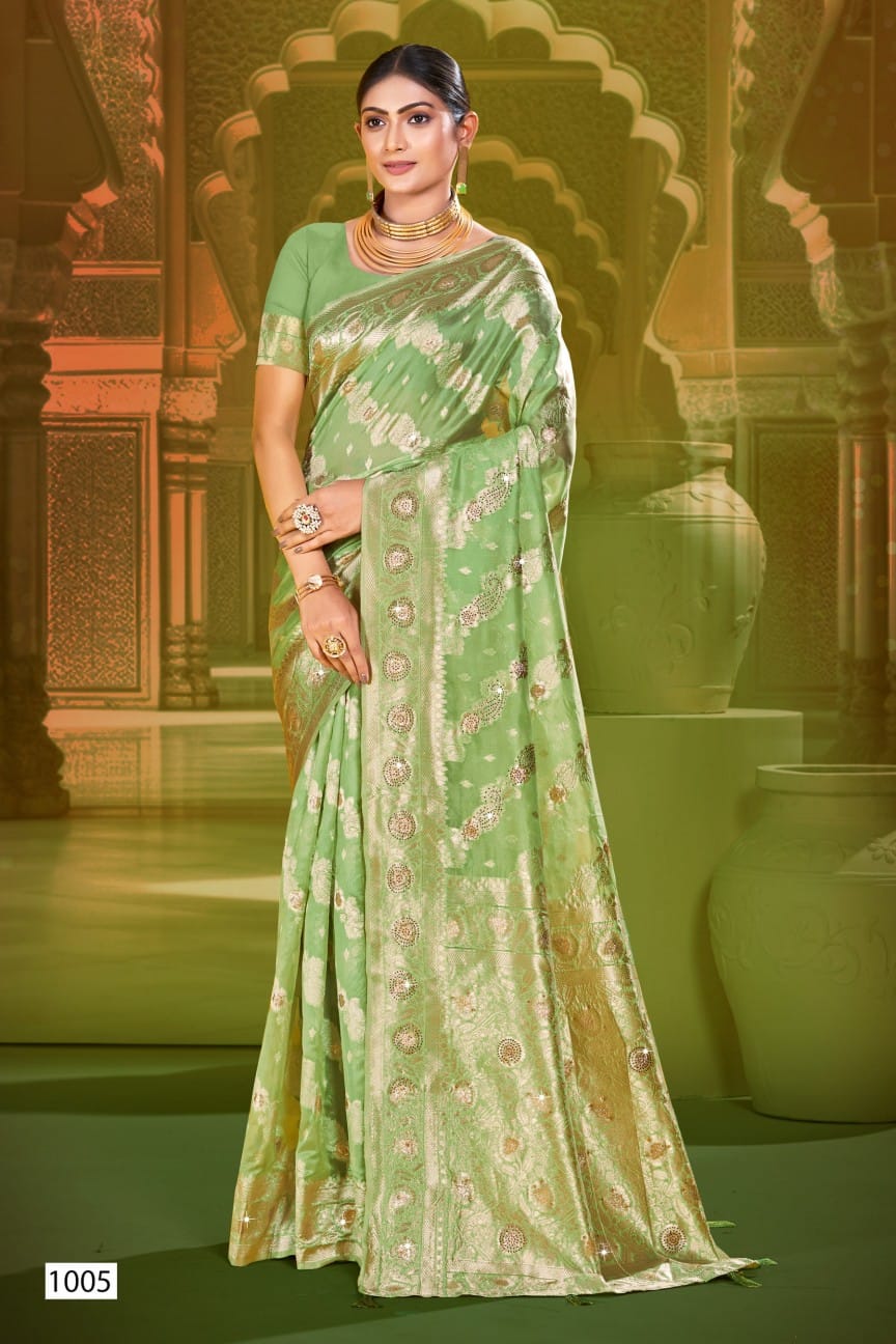 Sparkle Saroski 4 By Saroj Silk Organza Sarees Wholesale Shop In Surat